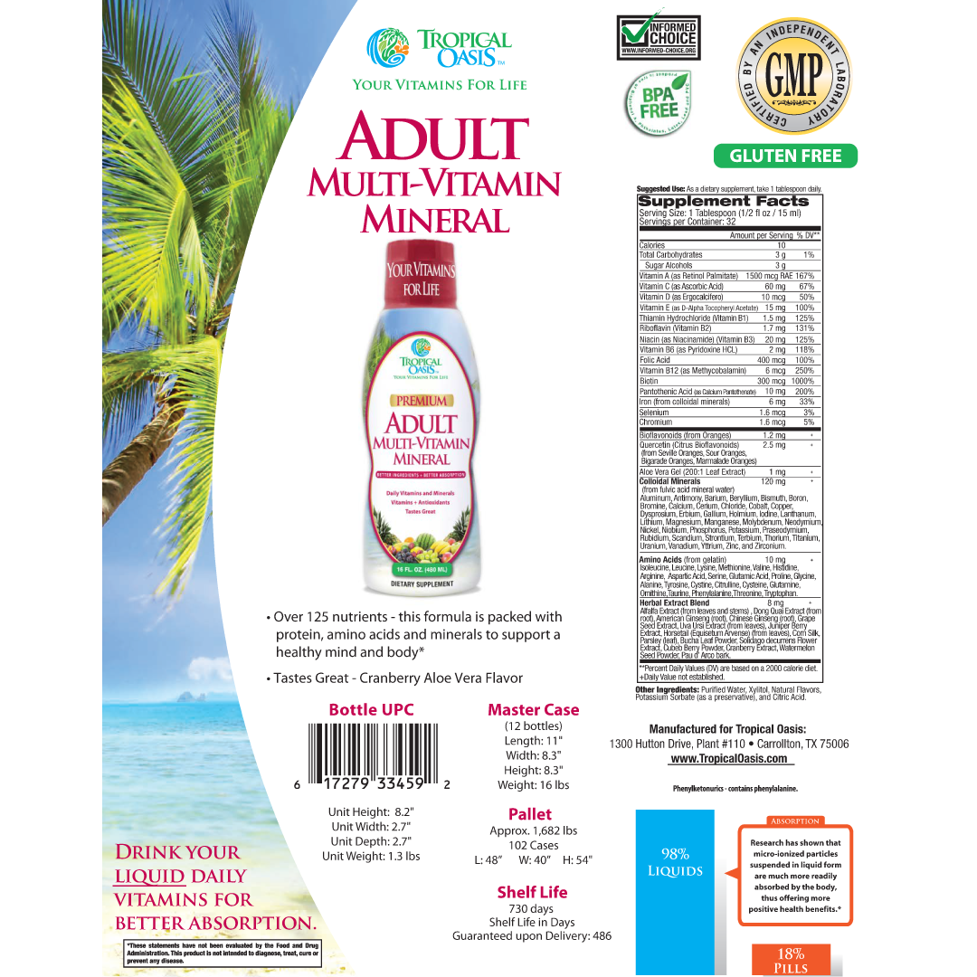 Adult Multi-Vitamin Mineral