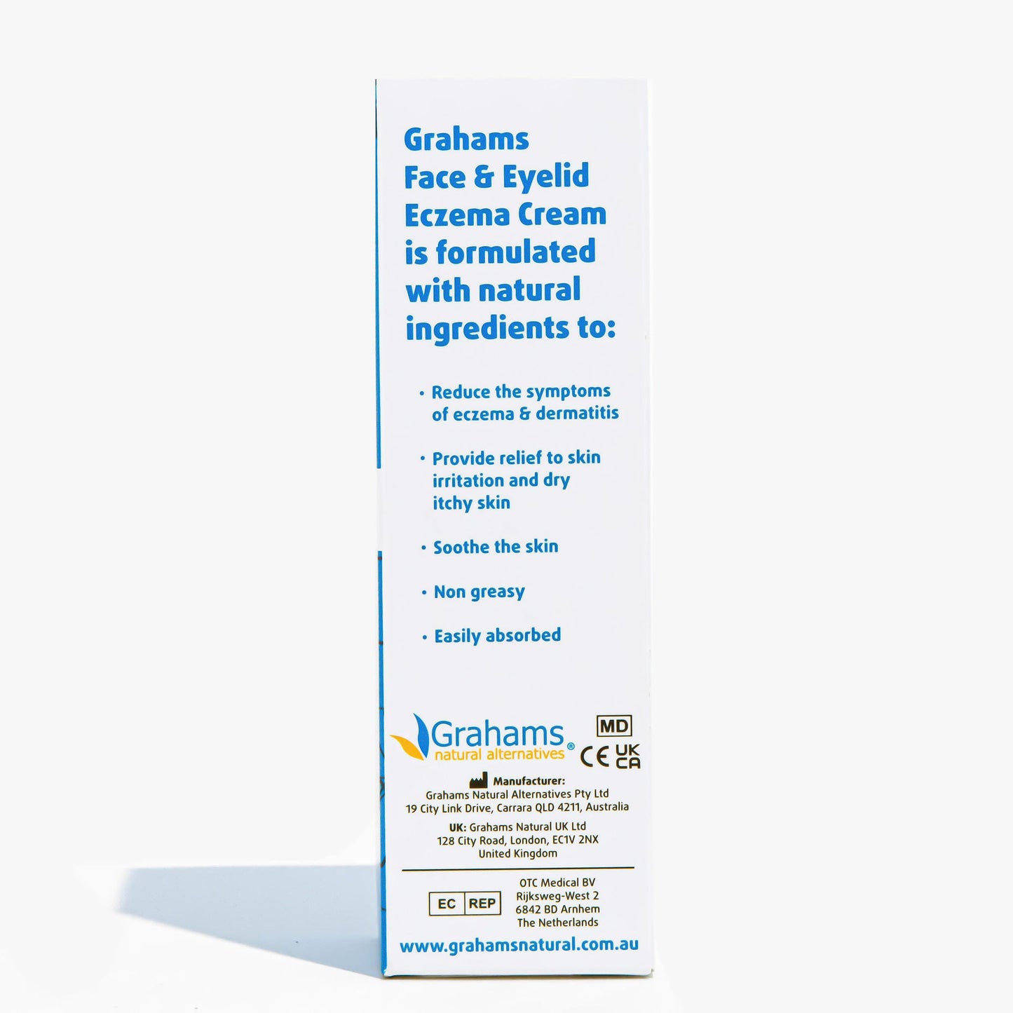 Face &amp; Eyelid Eczema Cream 50g – Grahams Natural
