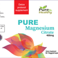 Pure Magnesium Citrate 400mg