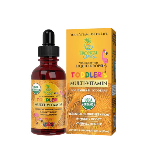 USDA Organic tuddlers Multivitamin with Iron – Tropical Oasis