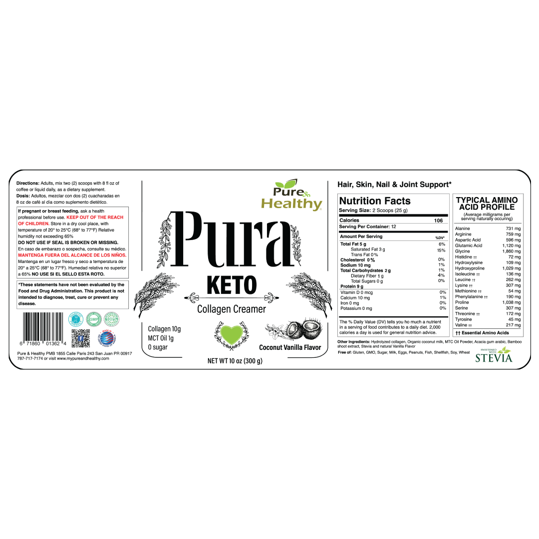 Pura Keto Collagen Creamer