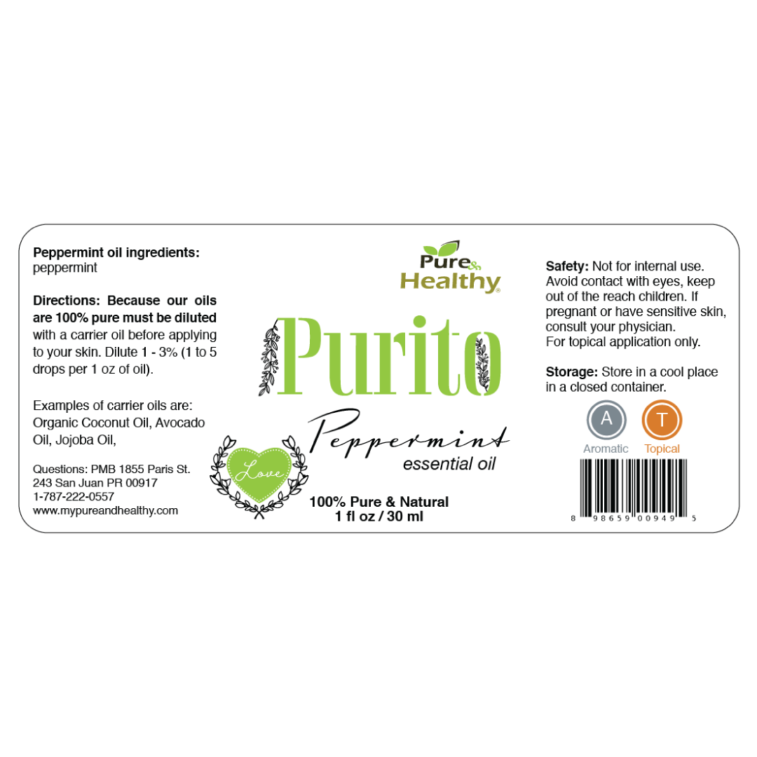 Purito Peppermint 1 fl oz.