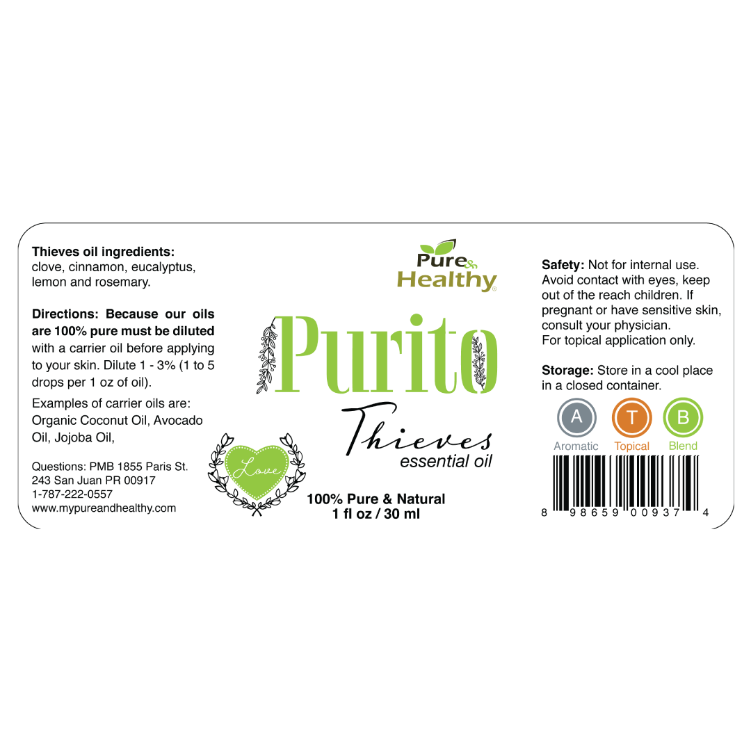 Purito Thieves Oil 1 fl oz.